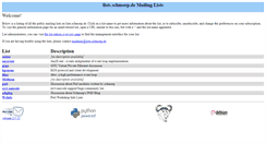 Desktop Screenshot of lists.schmorp.de